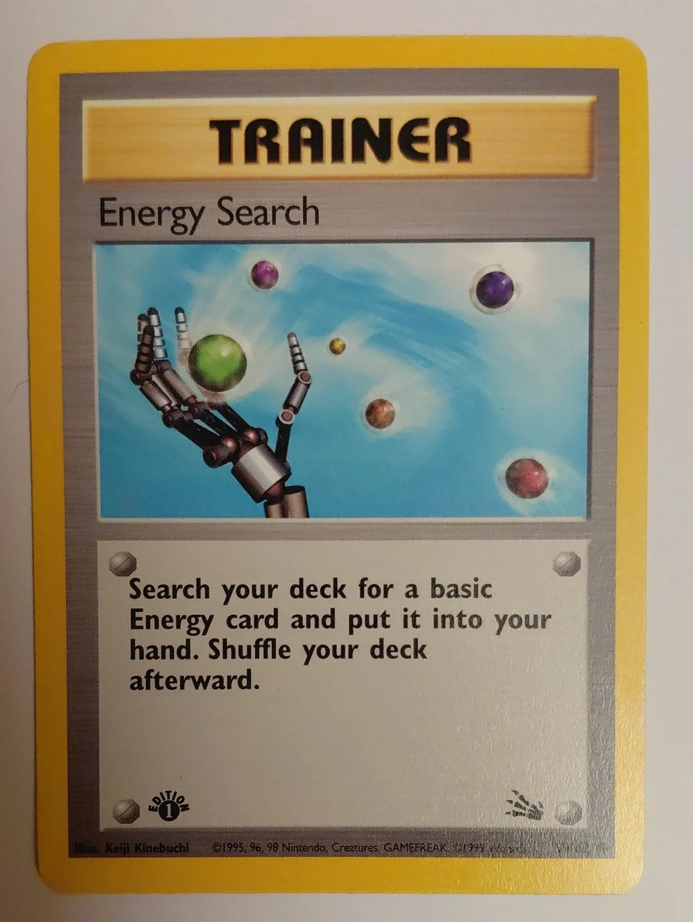 Vintage 1st Edution Pokemon Trainer Card Lot - 2 Cards